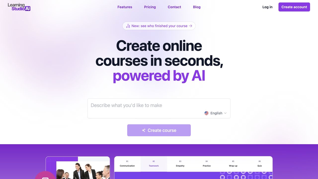 LearningStudioAI homepage