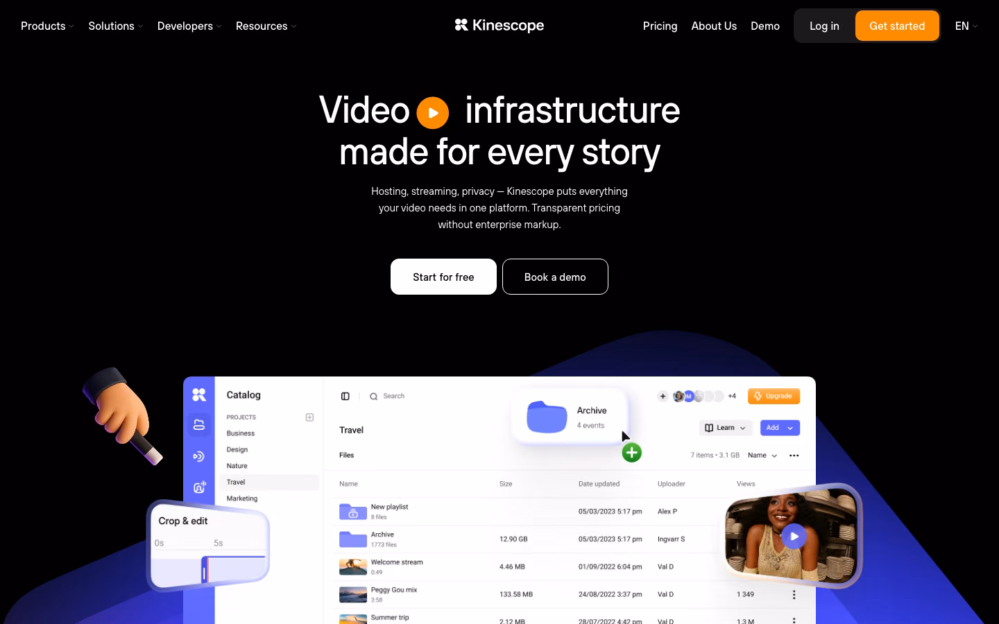 Kinescope homepage
