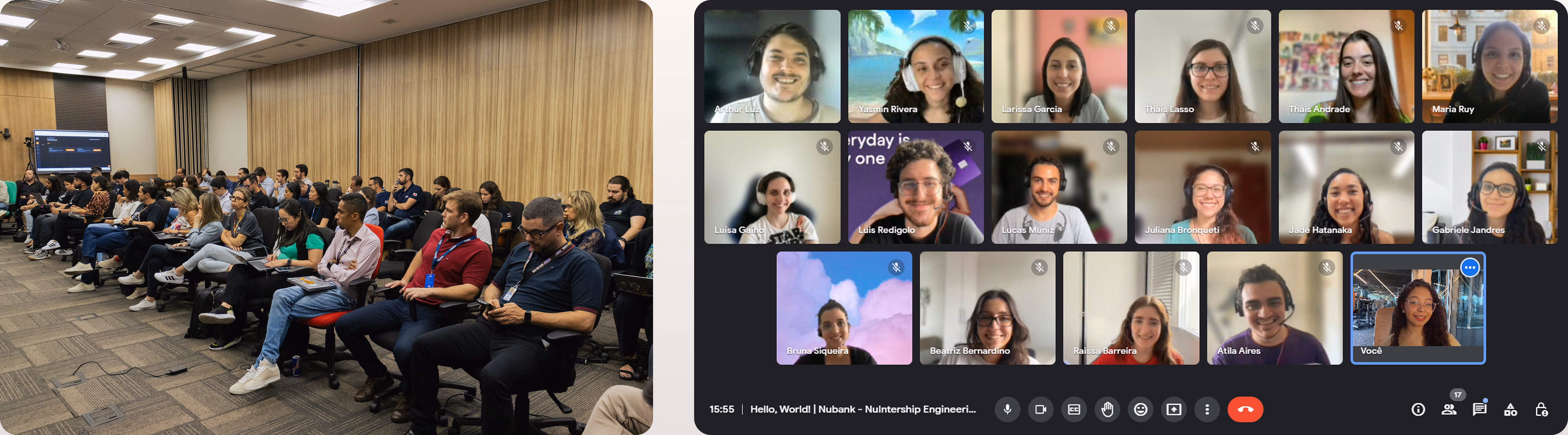 Ada hybrid learning: in-person classroom and a live online session