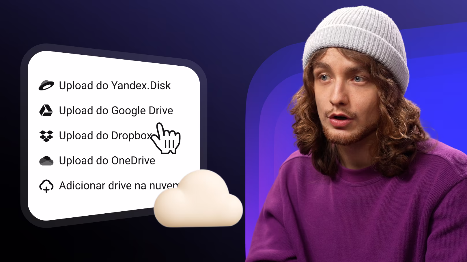 Como Transferir Vídeos da Nuvem para a Kinescope